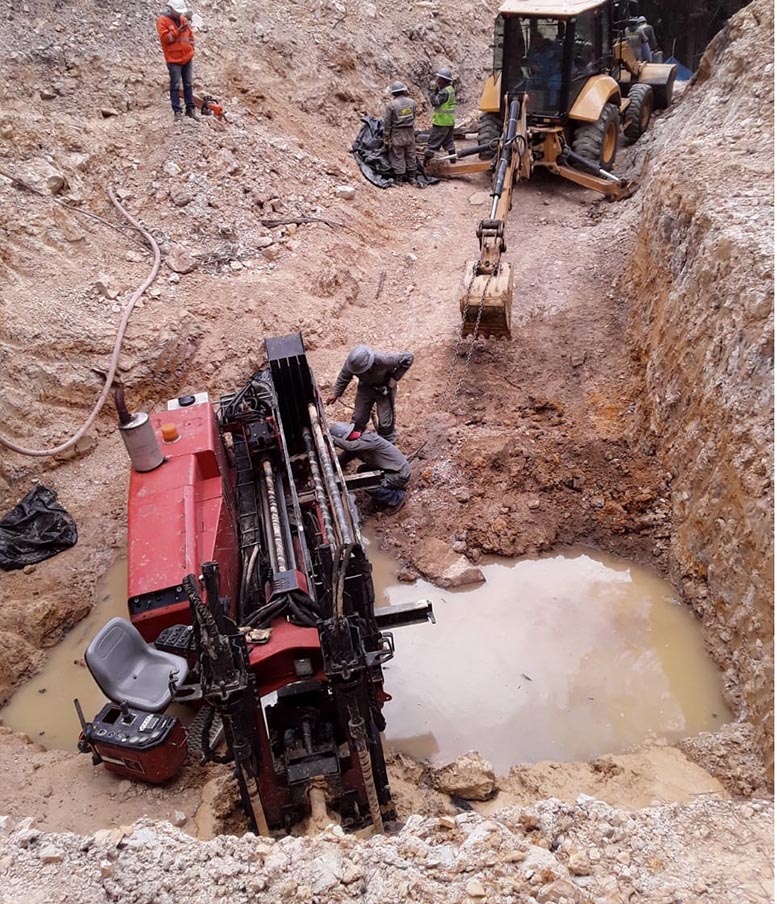 MAQUINARIA PARA ACUEDUCTO SUBTERRANEO 